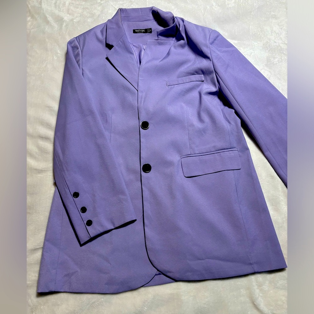 Nasty gal lavender oversized blazer, never worn